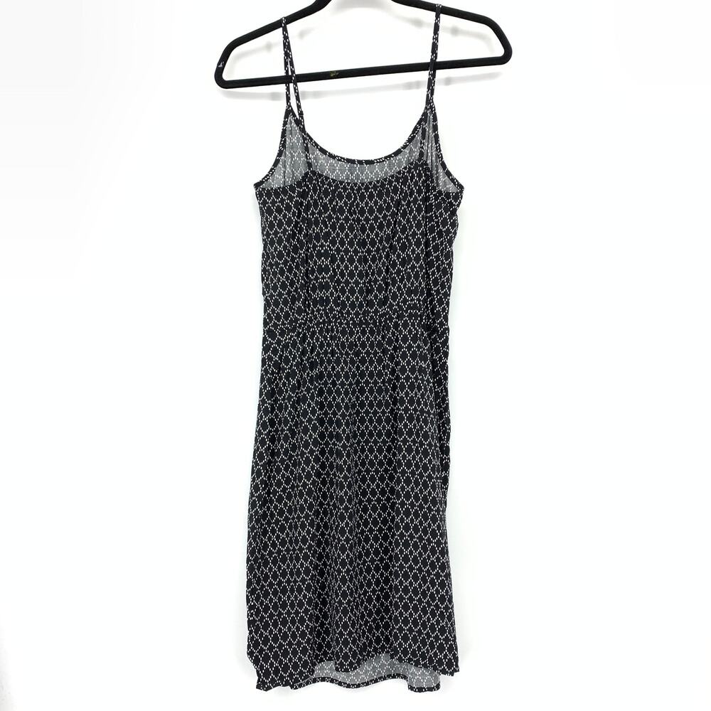 Old Navy A-Line Casual Sundress Womens Size MT Black White Print - Picture 2 of 6